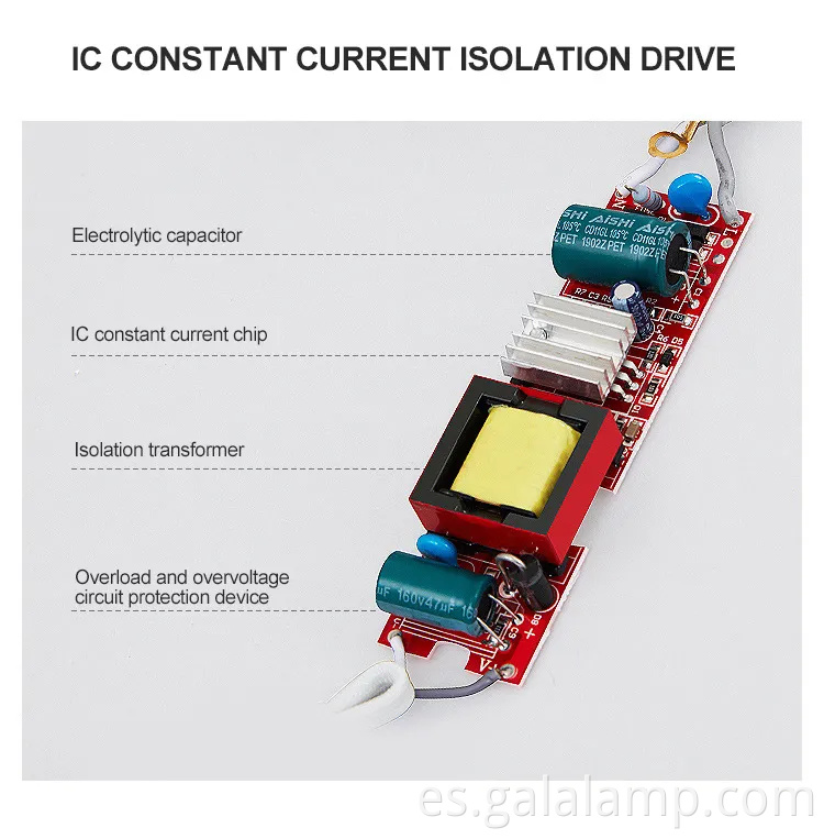 Elegante candelabro LED en blanco y negro para espacios modernos